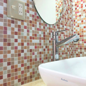 プチリノベ、サロンの小さなパウダーコーナー