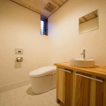 【木造真壁スキップハウス】トイレ