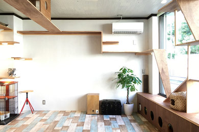 Design ideas for a rustic games room in Tokyo.