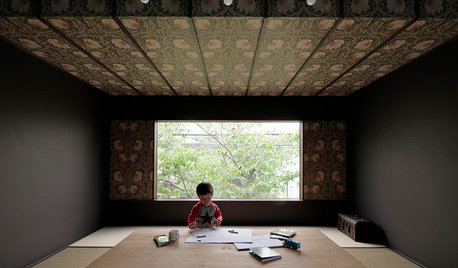 Houzz Япония: Дом с видом на сакуру и гнездом для чтения