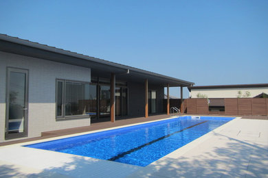 福岡県　個人邸（15.0m×3.6m　レクタングル形状）