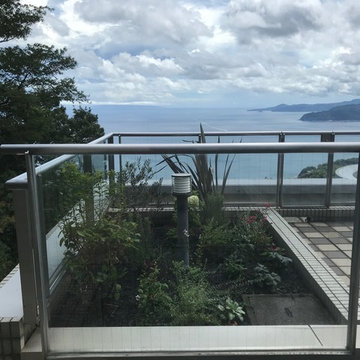 熱海リゾートマンション部屋からも楽しめる花壇植栽