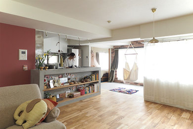 Living room - living room idea in Tokyo Suburbs