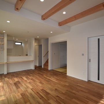 注文住宅設計 福岡県新宮町 シンプルな木の家  工務店の家づくり　　　