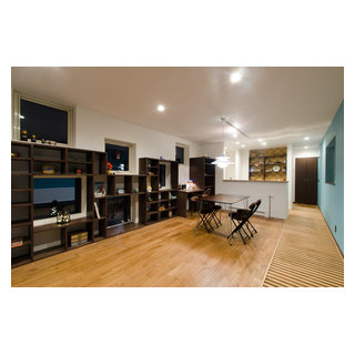 秘密基地 - Shabby-chic Style - Living Room - Sapporo - by RENOVES／リノベ札幌（株 ...