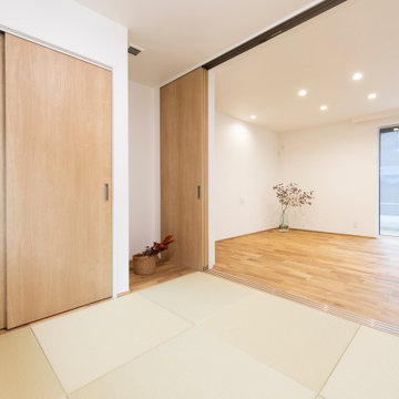 香川県に建つ、「凛と暮らす家」の和室