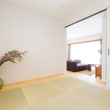 香川県に建つ、「木のぬくもりを感じる家」の和室