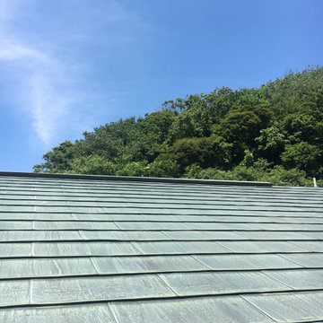 12年が経過し、緑青が美しい銅板屋根
