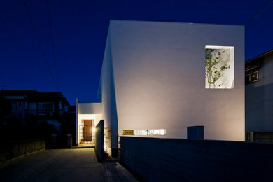 Foto della facciata di una casa moderna