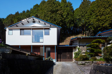 福岡にある和風のおしゃれな家の外観の写真
