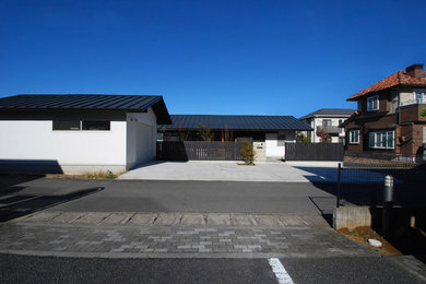 Inspiration for a modern exterior home remodel in Tokyo