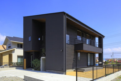福岡にあるアジアンスタイルのおしゃれな家の外観の写真