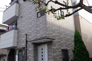 東京23区にあるおしゃれな家の外観の写真