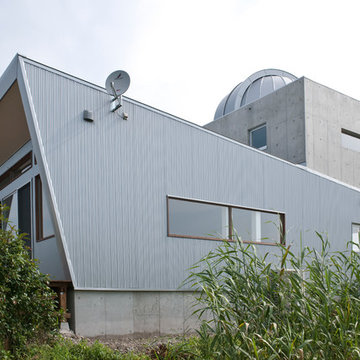 The house for astronomical observation.