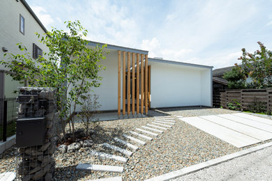 Idées déco pour une façade de maison.