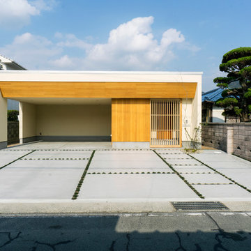 光庭の平屋