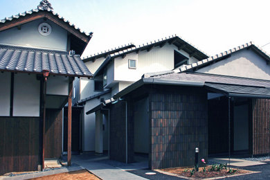 大阪にあるおしゃれな家の外観の写真