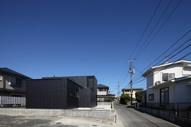 札幌にあるおしゃれな家の外観の写真