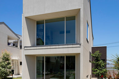 Photo of a modern house exterior in Tokyo Suburbs.