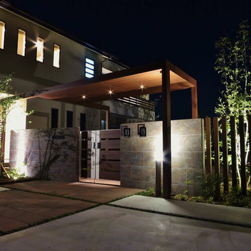 夜の庭を楽しむ フジタ緑研株式会社 香川県Ｋ様邸