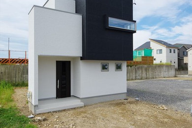 名古屋にあるインダストリアルスタイルのおしゃれな家の外観の写真