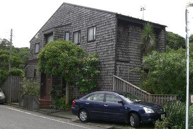 Foto della facciata di una casa rustica
