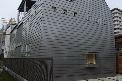 This is an example of a contemporary house exterior in Tokyo.