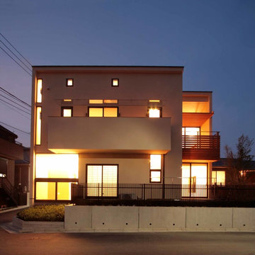 田端の家－夕景