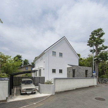 『白漆喰のトールハウス』　川崎市　K邸