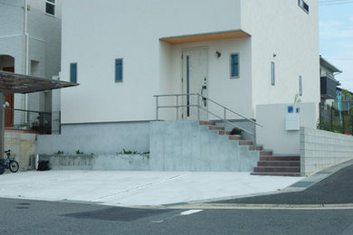名古屋にあるアジアンスタイルのおしゃれな家の外観の写真