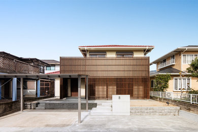 福岡にある和風のおしゃれな家の外観の写真