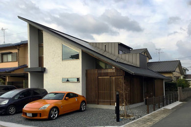 福岡にあるおしゃれな家の外観の写真
