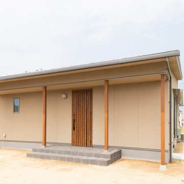 香川県に建つ、「和を感じる平屋のおうち」の外観
