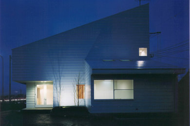 福岡にある北欧スタイルのおしゃれな家の外観の写真