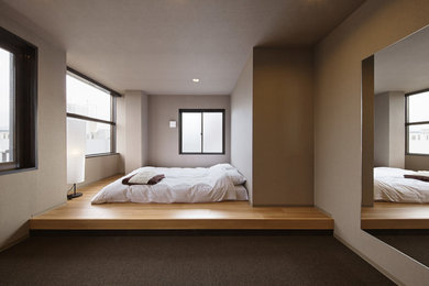 京都にあるおしゃれな寝室