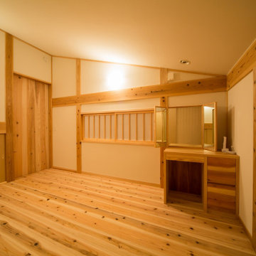 【木造真壁スキップハウス】夫婦室