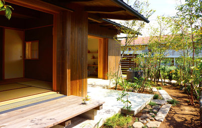 Ein japanisches Holzhaus, modern interpretiert