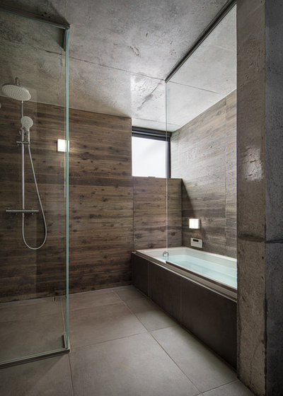 モダン 浴室 by Kotaro Ide / ARTechnic architects