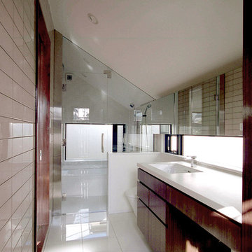 オープンテラスの家・２Ｆ洗面室,浴室,W.C,ユーティリティ