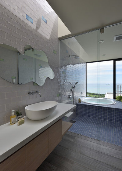 コンテンポラリー 浴室 by 建築設計事務所Mof