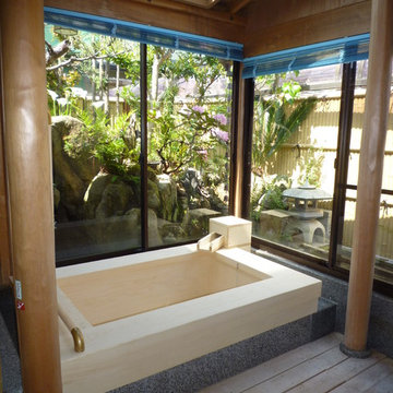 木製浴室