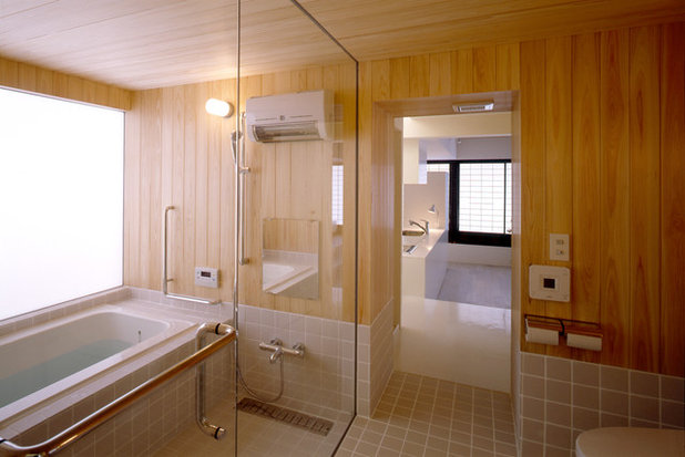和室・和風 浴室 by 納谷建築設計事務所