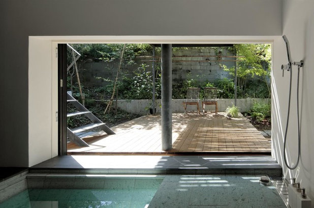 モダン 浴室 by 石井秀樹建築設計事務所｜Ishii Hideki Architect Atelier