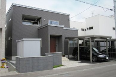 札幌にあるおしゃれな物置小屋・庭小屋の写真