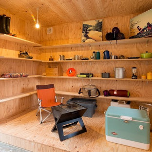 他の地域のビルトインアジアンスタイルのおしゃれな物置小屋・庭小屋の写真