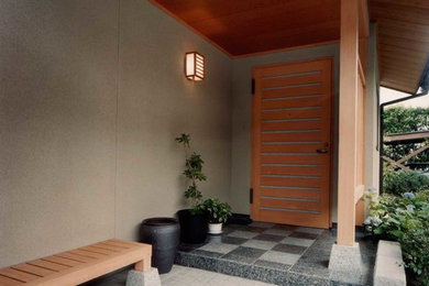 福岡にある和風のおしゃれな玄関の写真