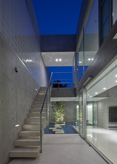 コンテンポラリー 階段 by 藤田征樹建築設計事務所