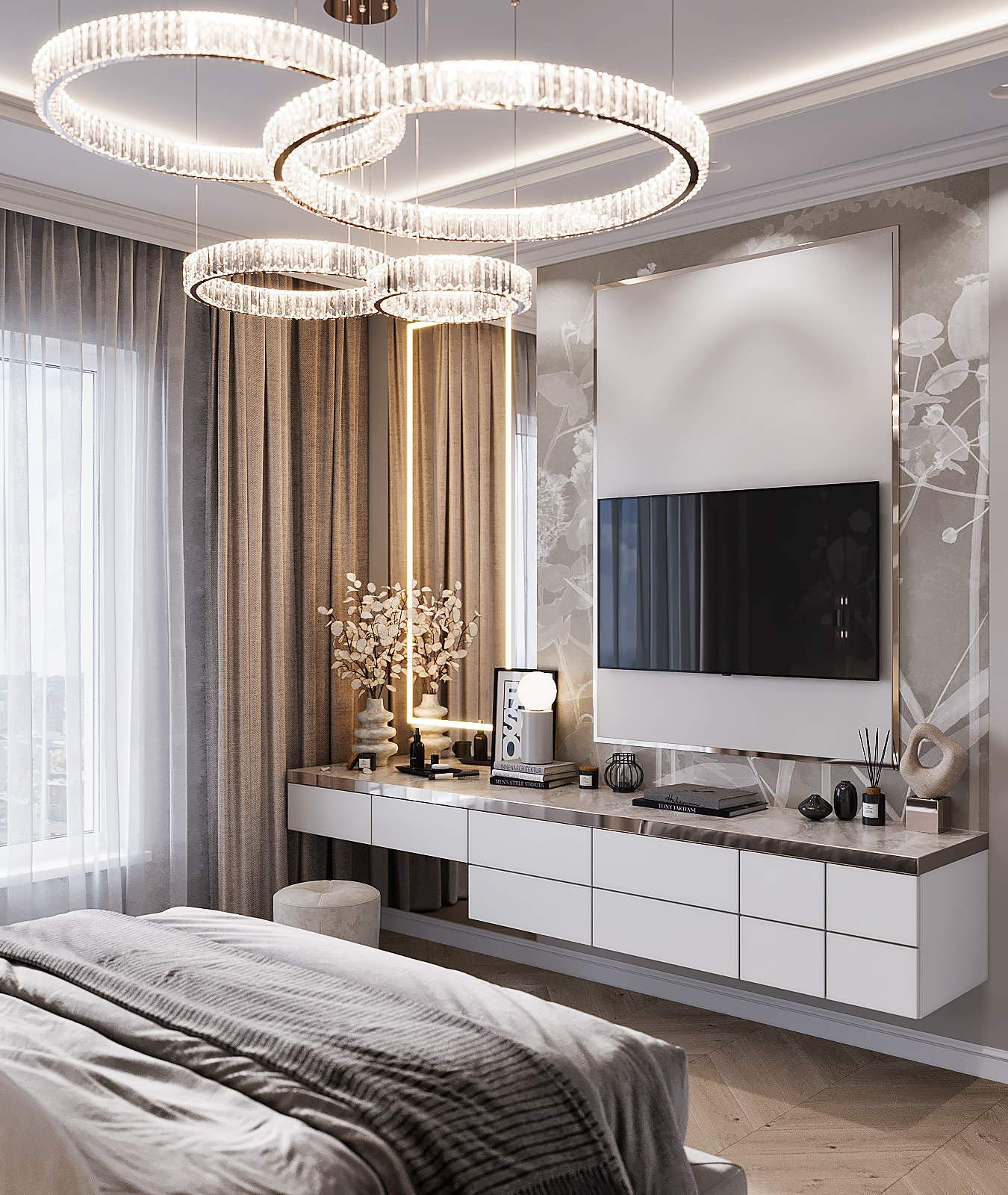 Проект интерьера частного дома, г. Ростов-на-Дону, площадью 120 кв.м.