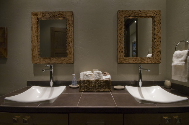 Gold Run Residence eclectique-salle-de-bain