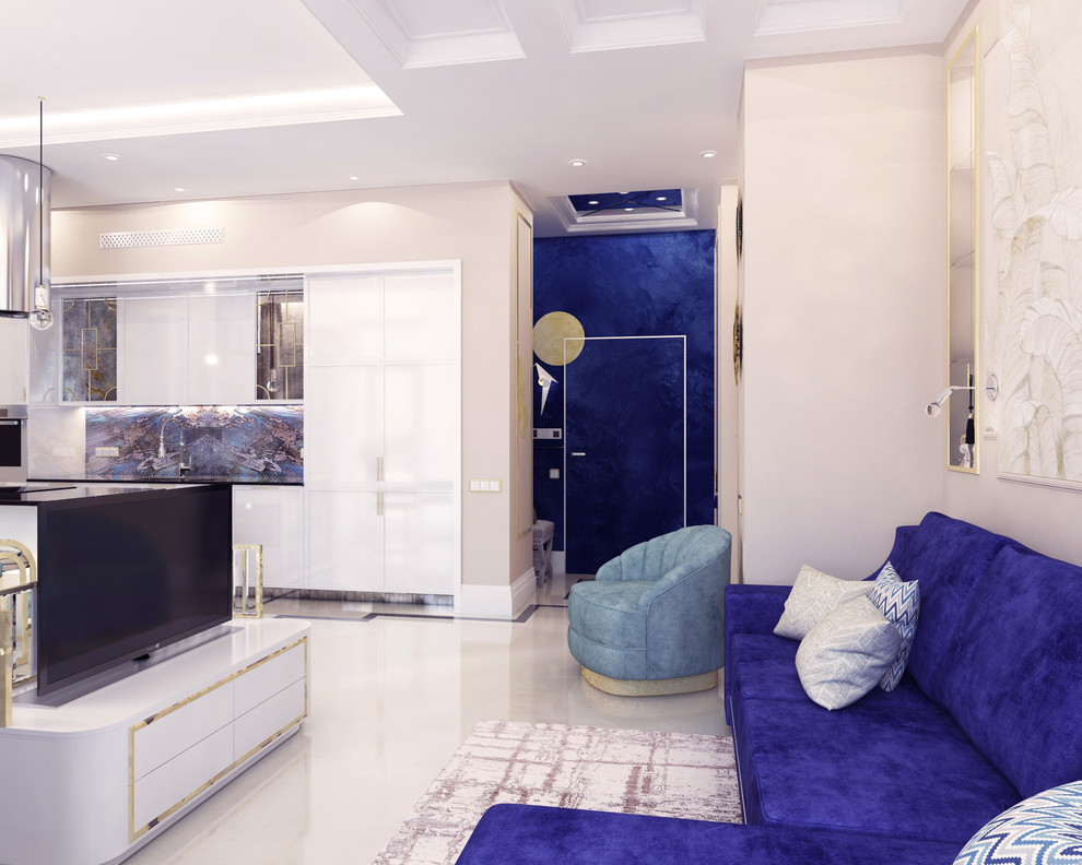 Вид на входное пространство из гостиной